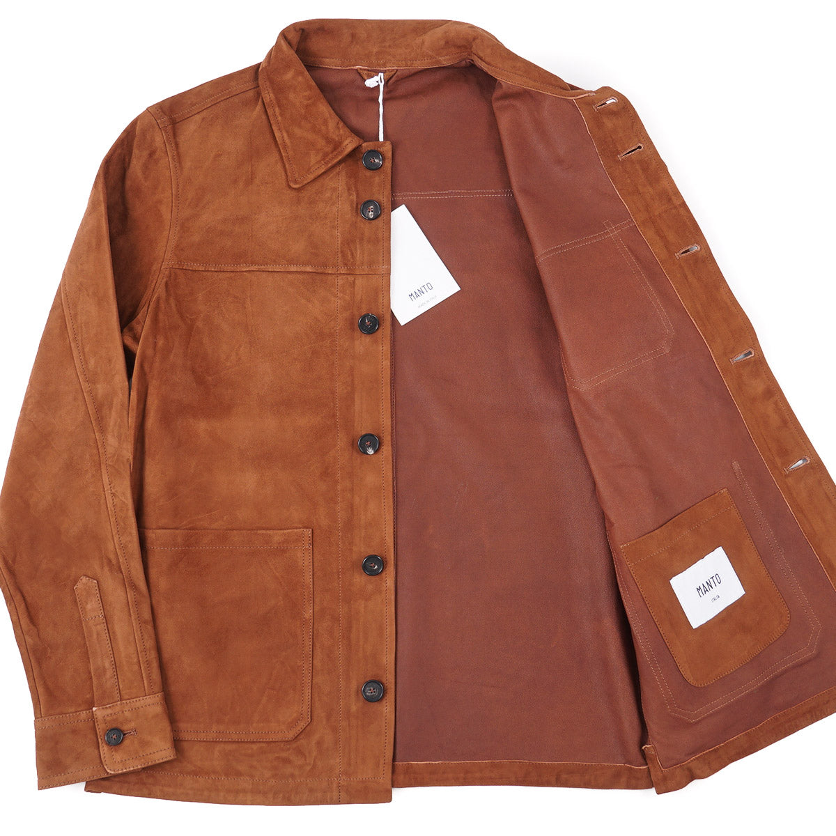 Manto Unlined Lambskin Suede Jacket - Top Shelf Apparel