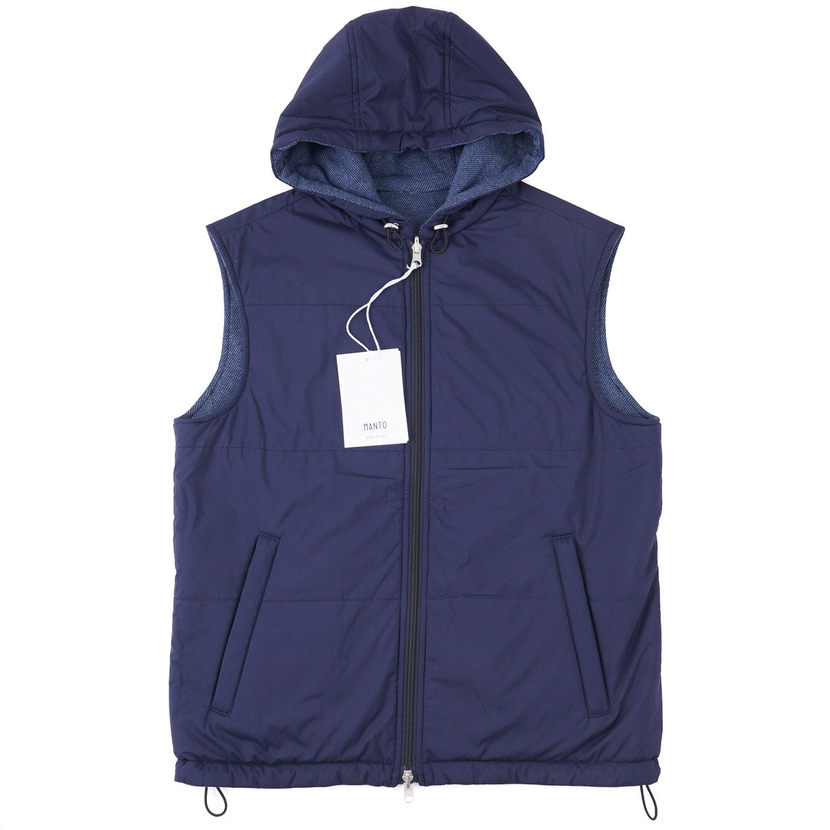 Lightweight Reversible Vest with Hood - Top Shelf Apparel