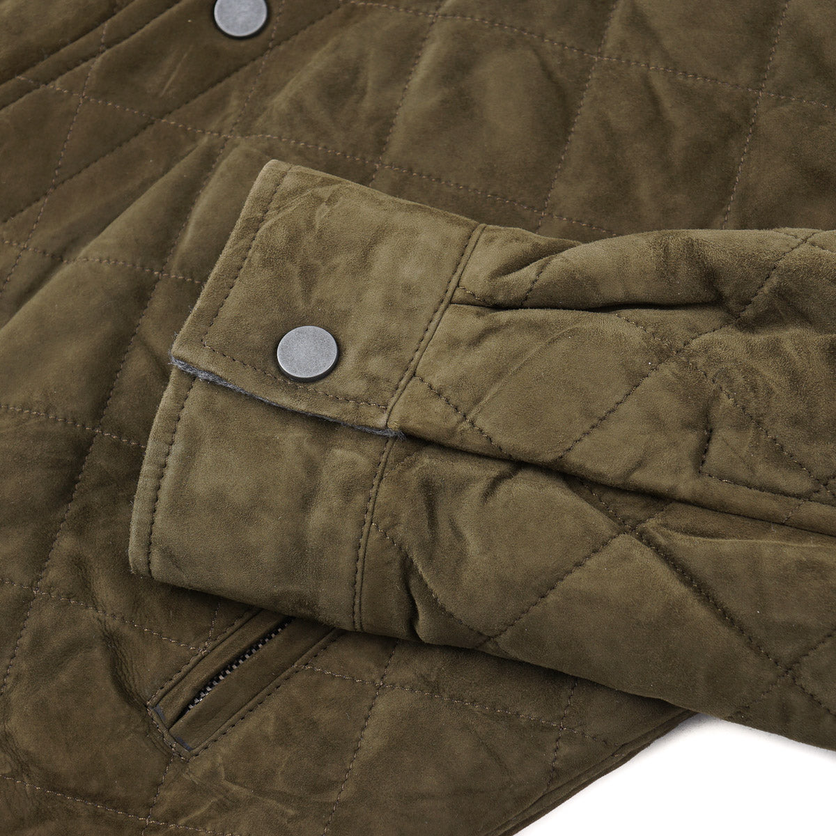 Manto Quilted Lambskin Suede Jacket - Top Shelf Apparel