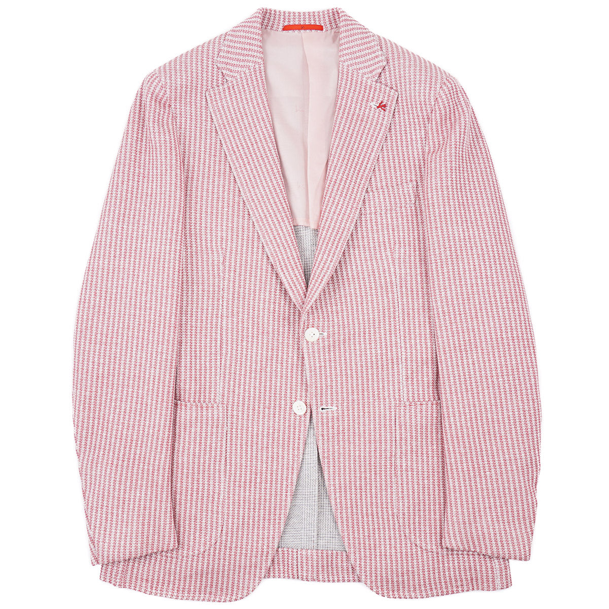 Isaia 'Domenico' Knit Cotton-Linen Sport Coat
