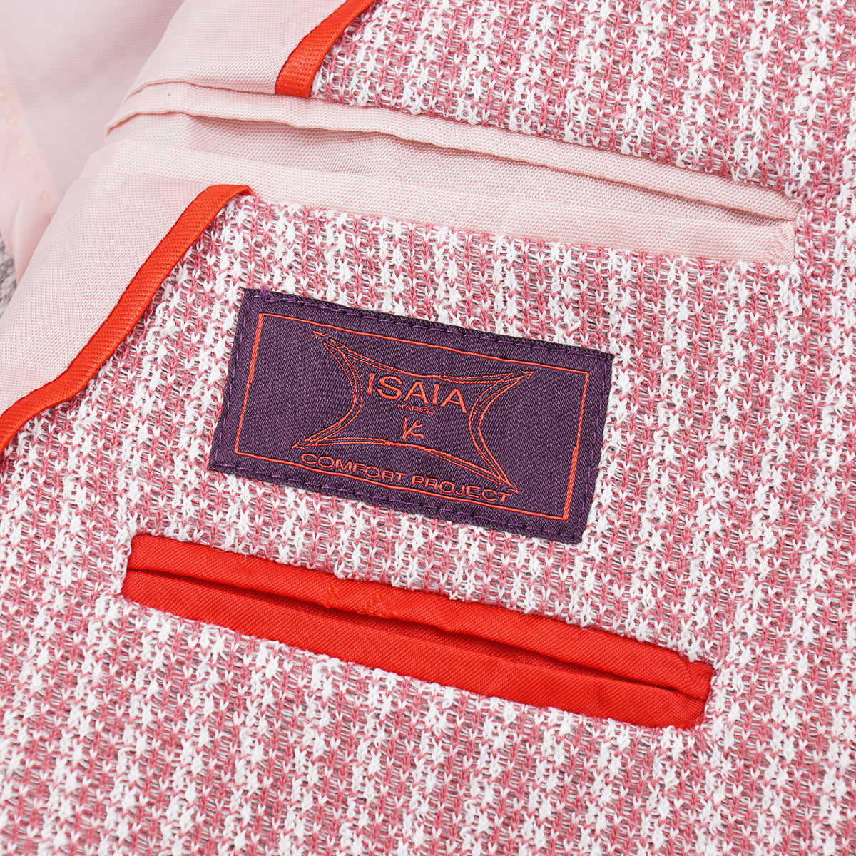 Isaia 'Domenico' Knit Cotton-Linen Sport Coat