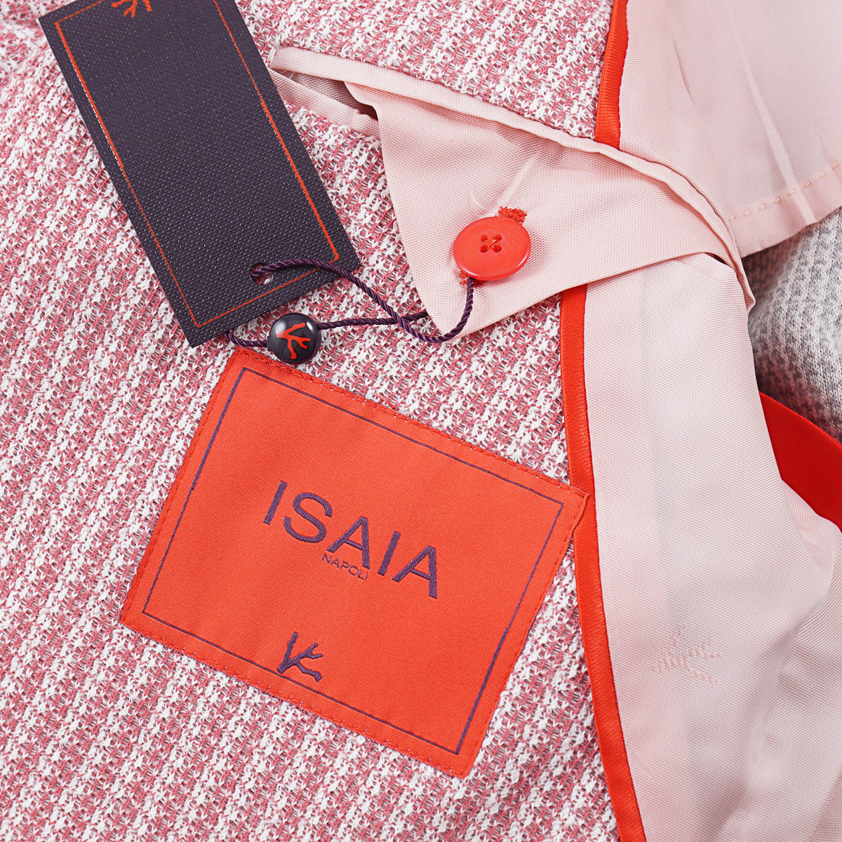 Isaia 'Domenico' Knit Cotton-Linen Sport Coat