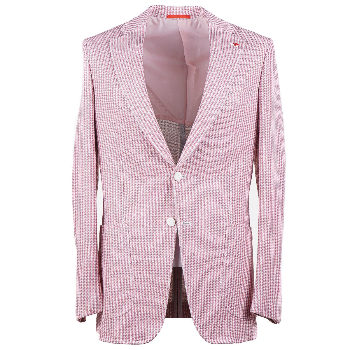 Isaia 'Domenico' Knit Cotton-Linen Sport Coat