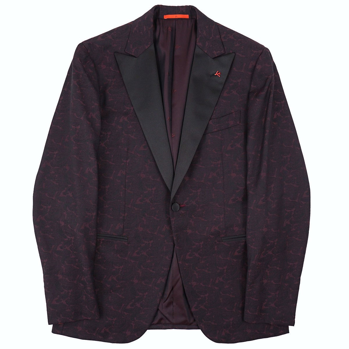Isaia 'Gregorio' Paisley Brocade Dinner Jacket