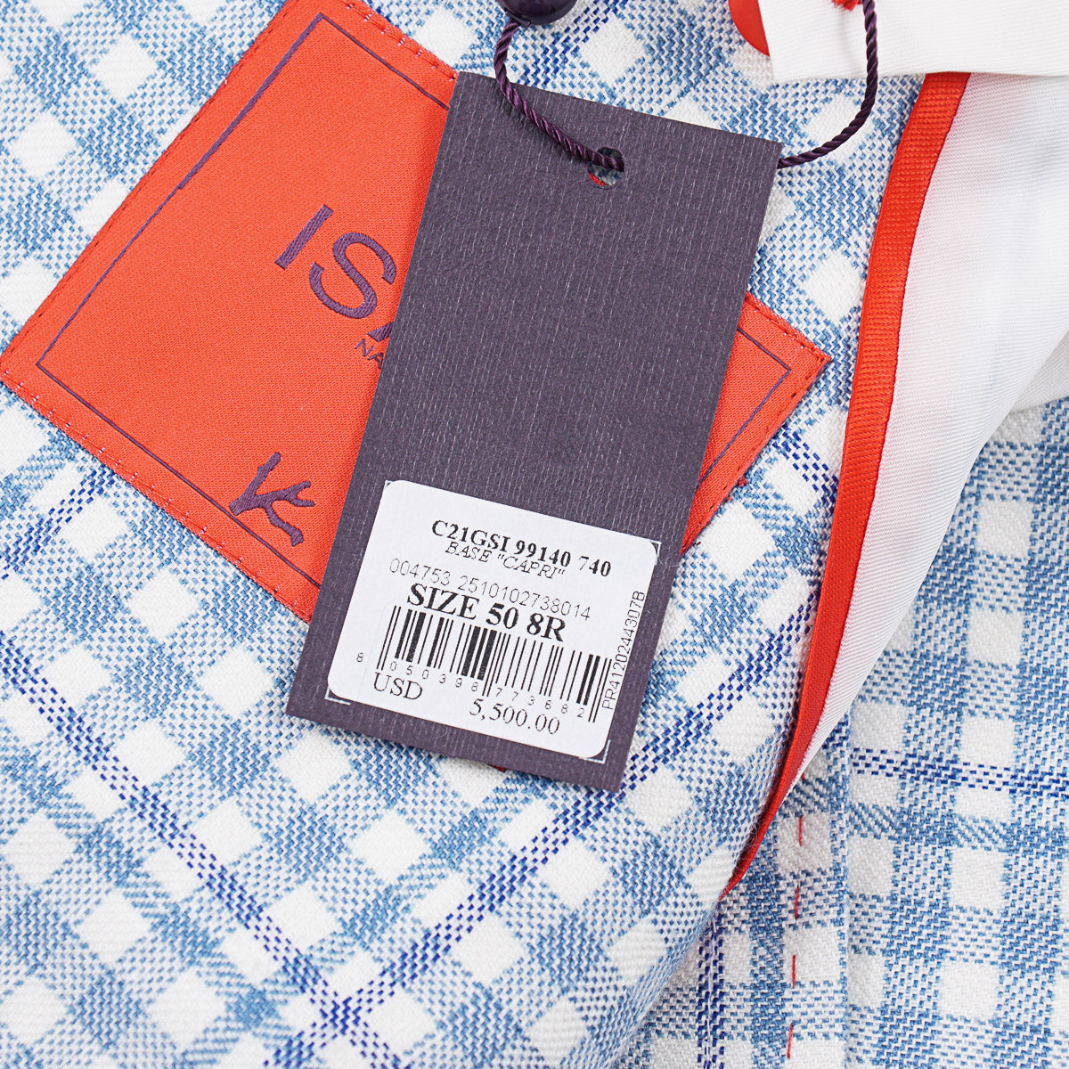 Isaia 'Capri' Linen-Wool-Silk Sport Coat