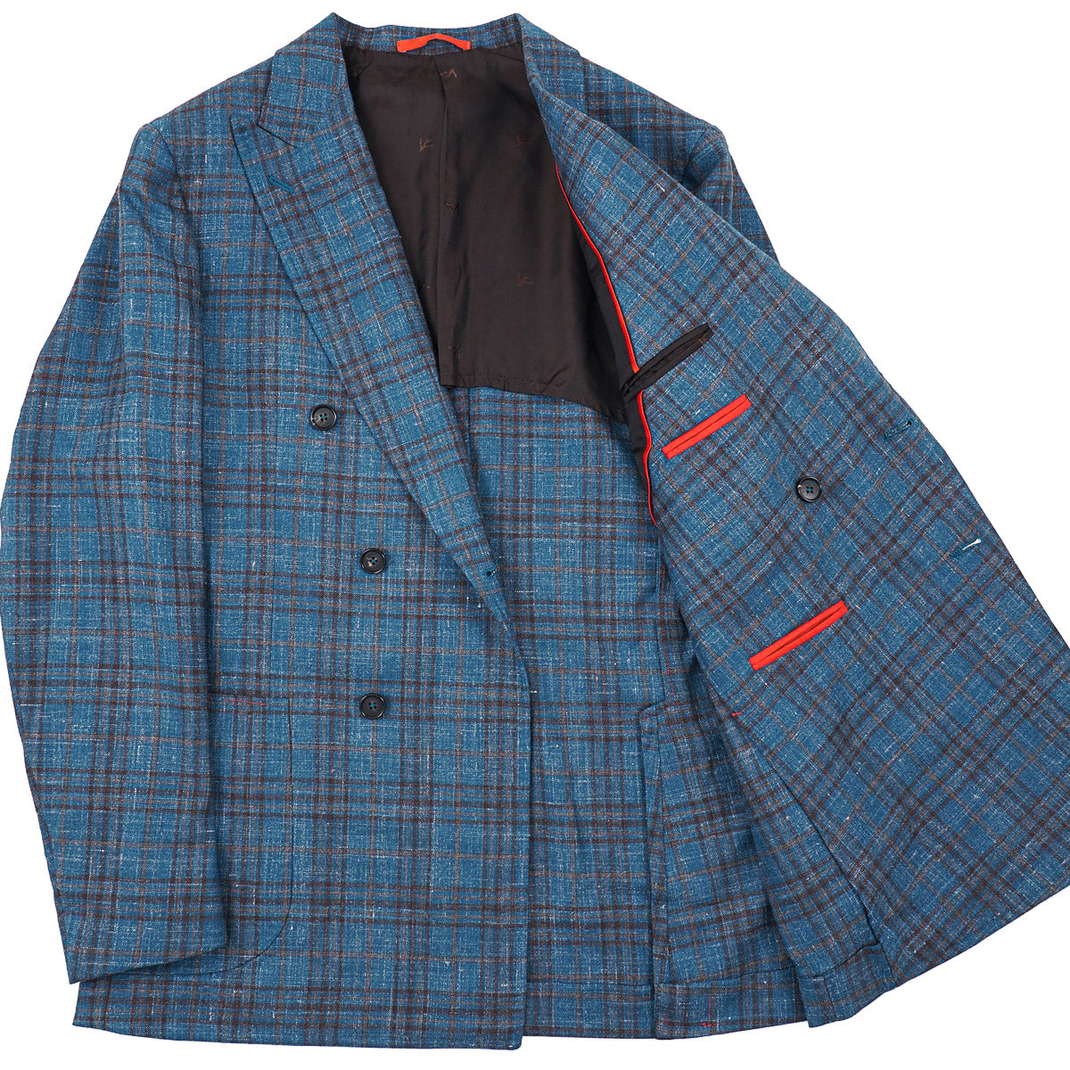Isaia Wool-Cashmere-Silk-Linen Sport Coat