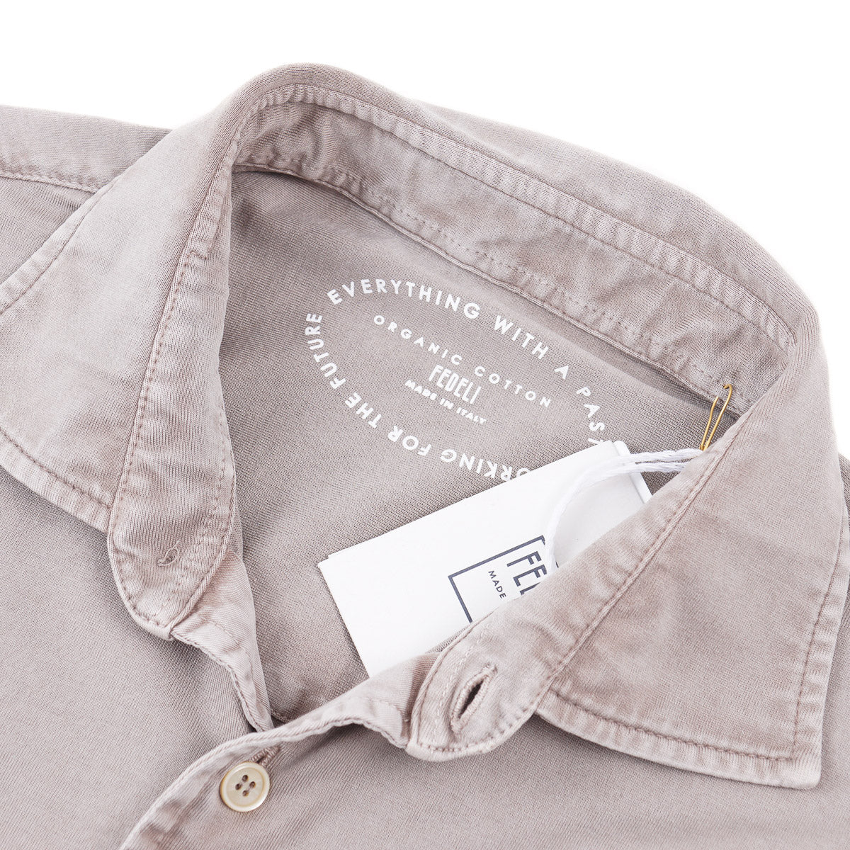 Fedeli Jersey Cotton Button-Front Shirt - Top Shelf Apparel