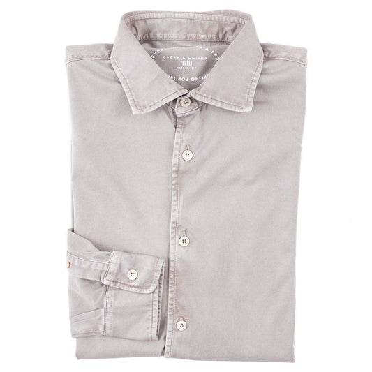 Fedeli Jersey Cotton Button-Front Shirt - Top Shelf Apparel