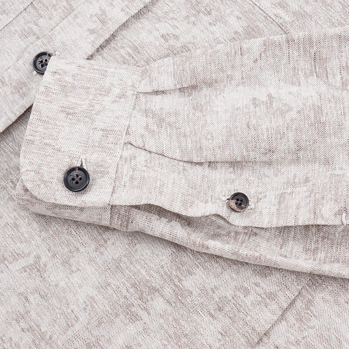 Isaia Light Wool-Linen Shirt-Jacket