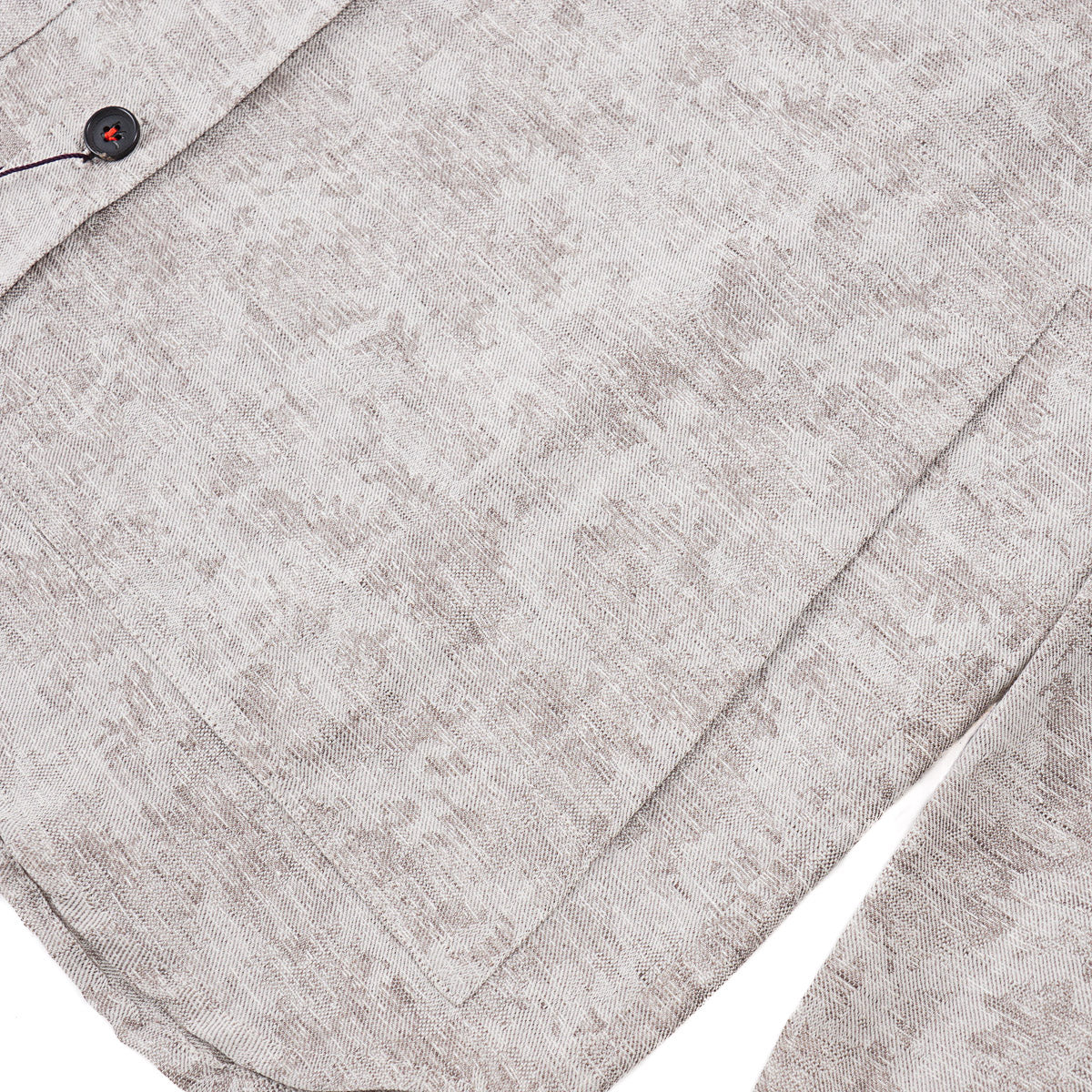 Isaia Light Wool-Linen Shirt-Jacket