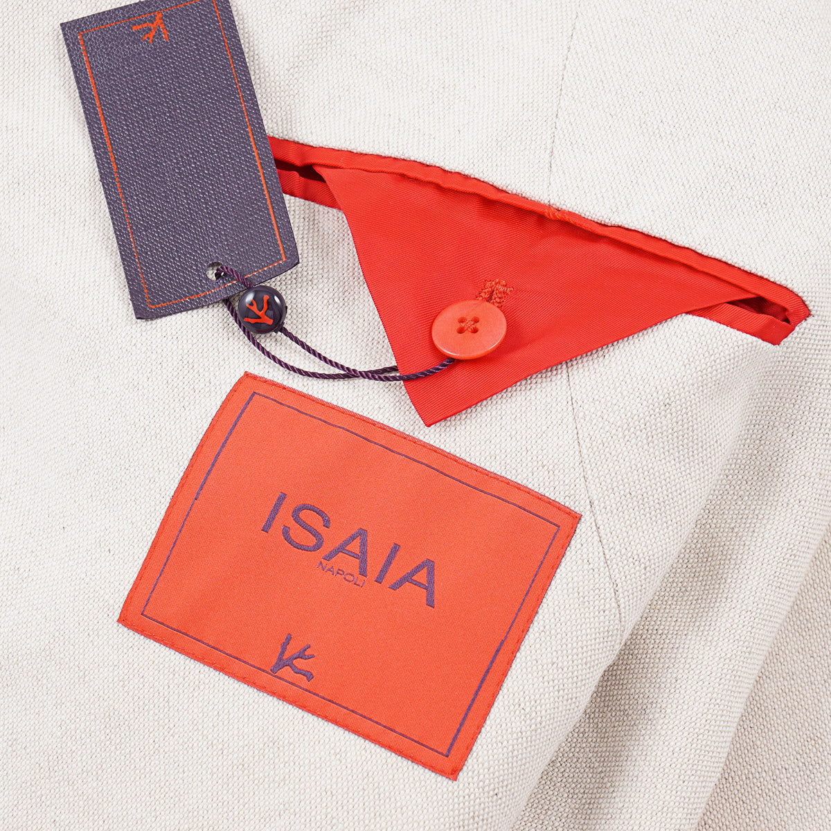Isaia Slim-Fit Linen-Cotton Overcoat