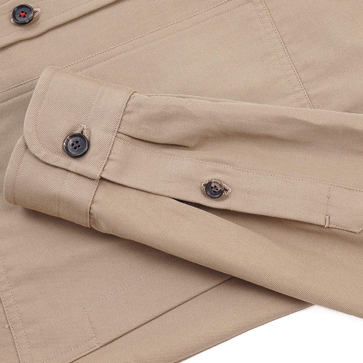Isaia Twill Cotton-Cashmere Overshirt