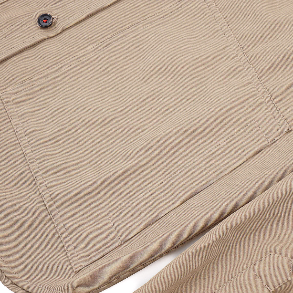 Isaia Twill Cotton-Cashmere Overshirt