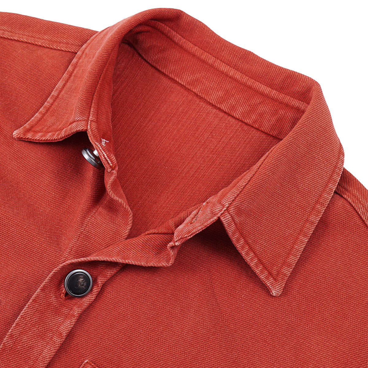 Isaia Denim Cotton Shirt-Jacket - Top Shelf Apparel