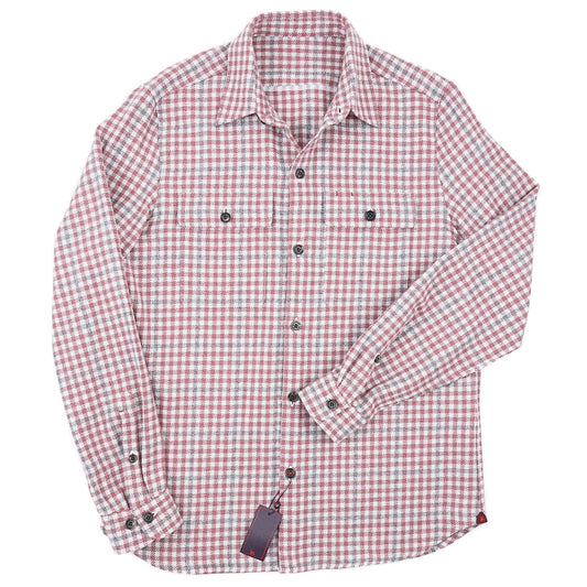 Isaia Woven Cashmere Overshirt - Top Shelf Apparel