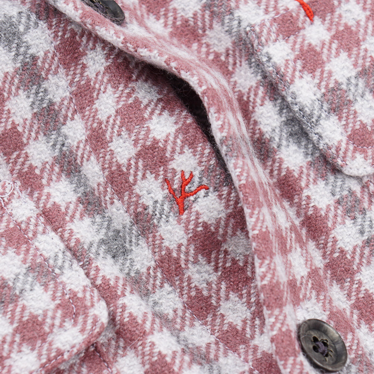 Isaia Woven Cashmere Overshirt