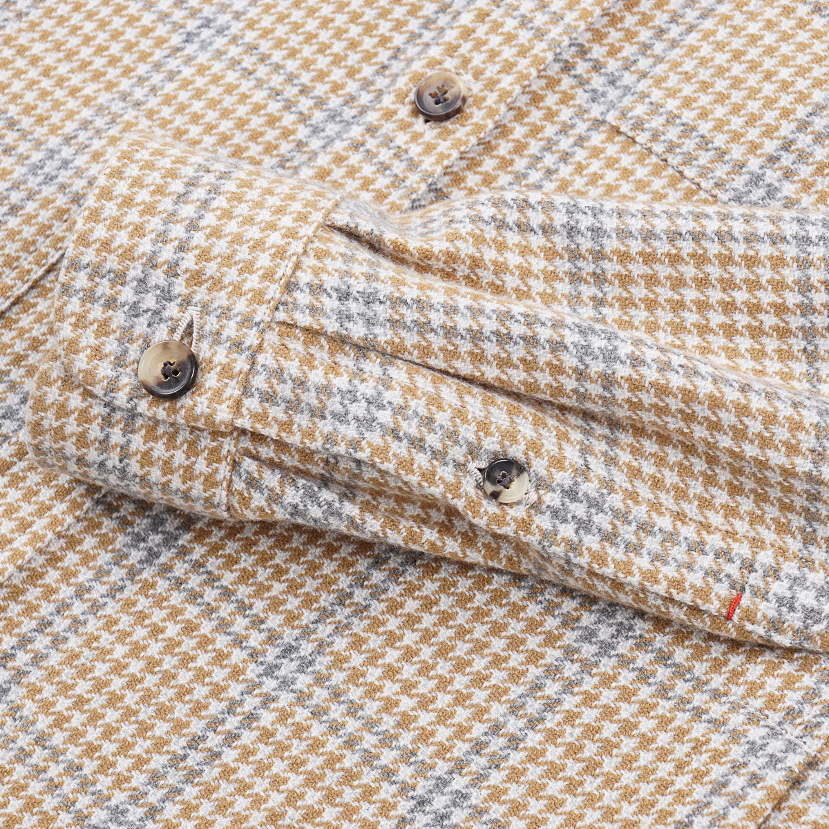 Isaia Woven Cashmere Overshirt