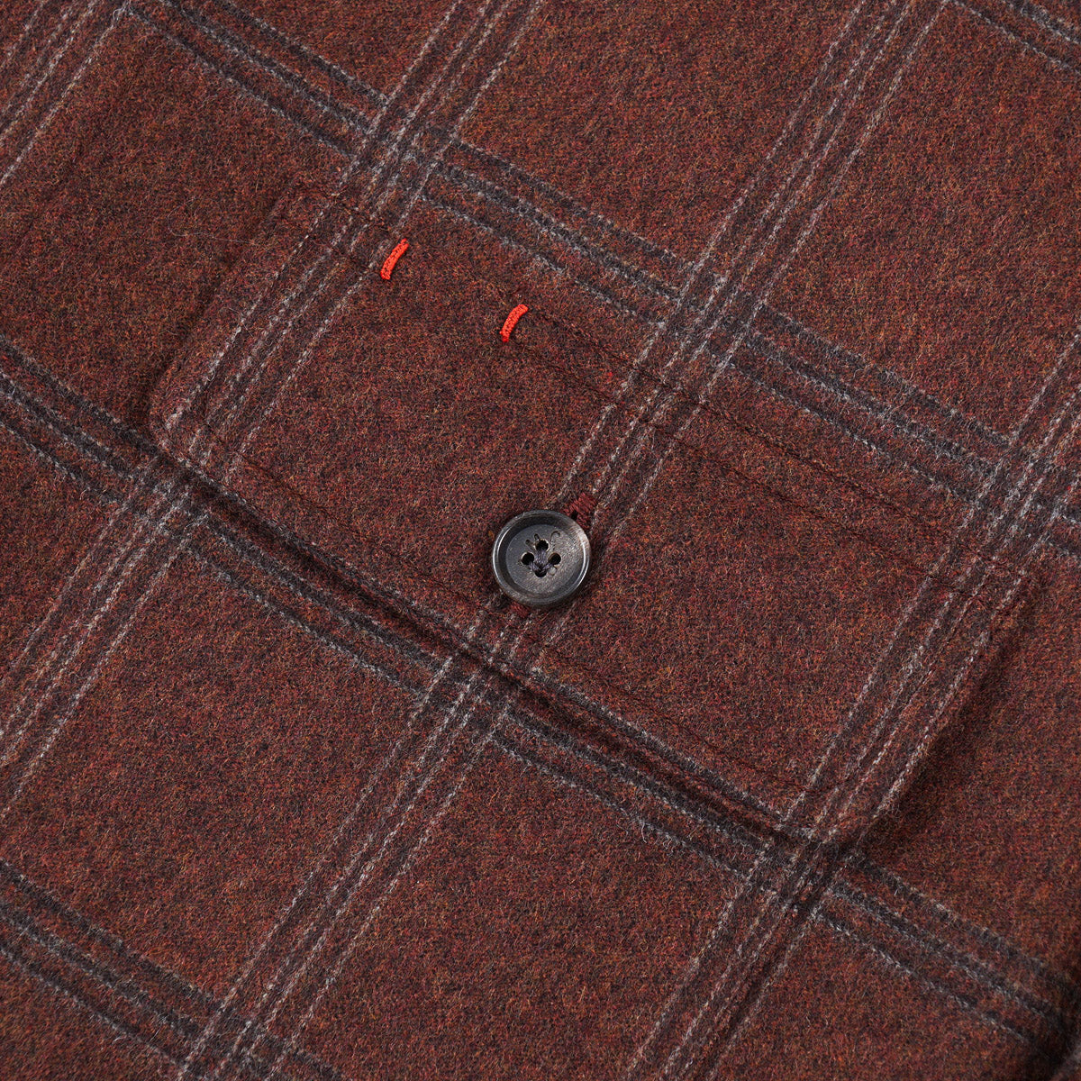 Isaia Flannel Wool-Cashmere Overshirt