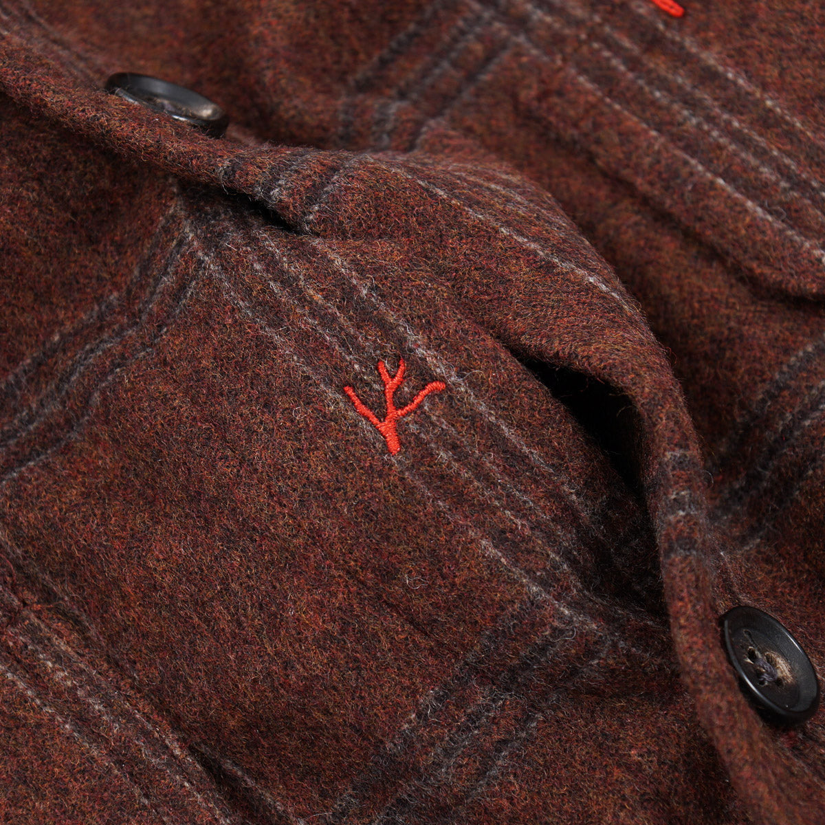 Isaia Flannel Wool-Cashmere Overshirt