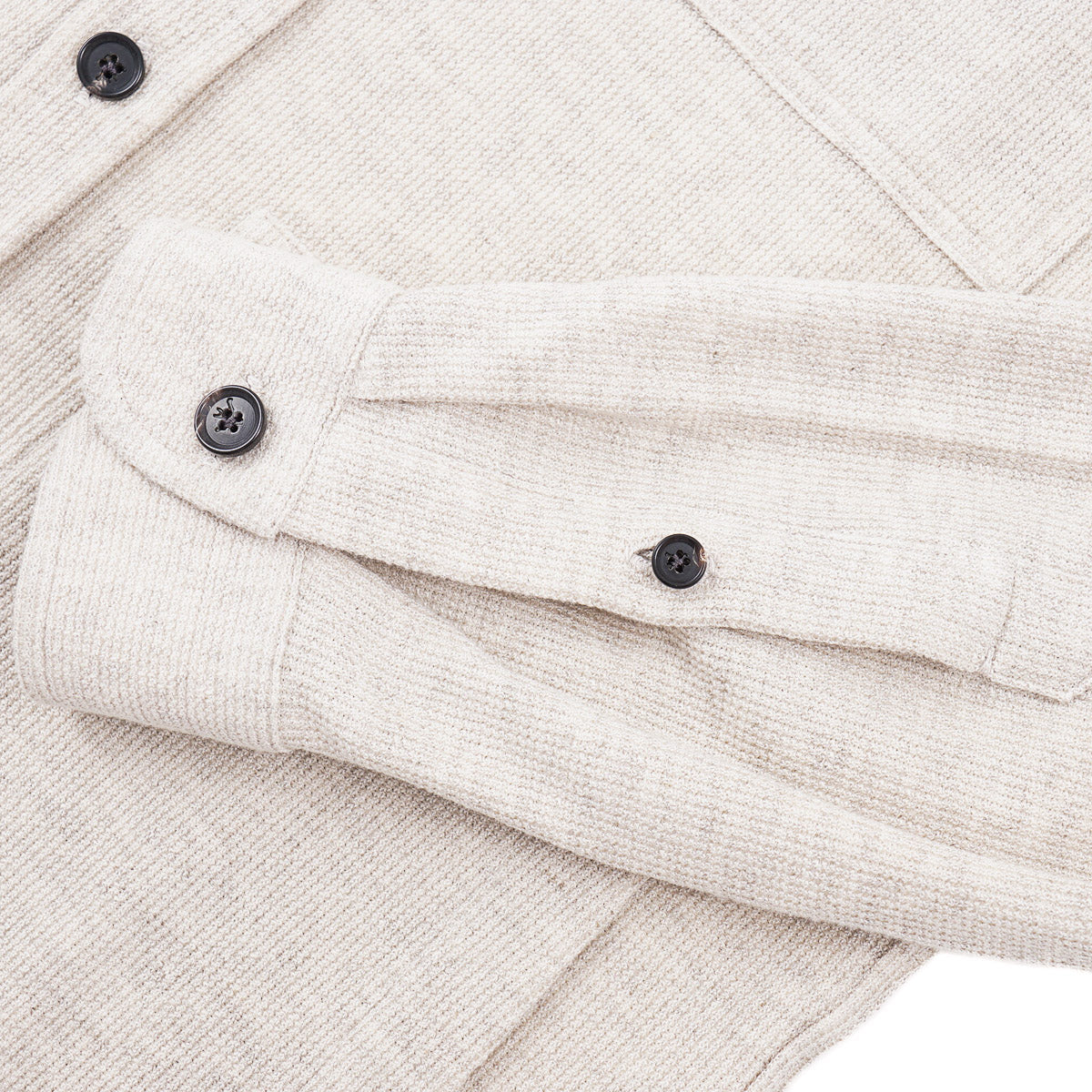 Isaia Jersey Cotton-Linen Shirt-Jacket
