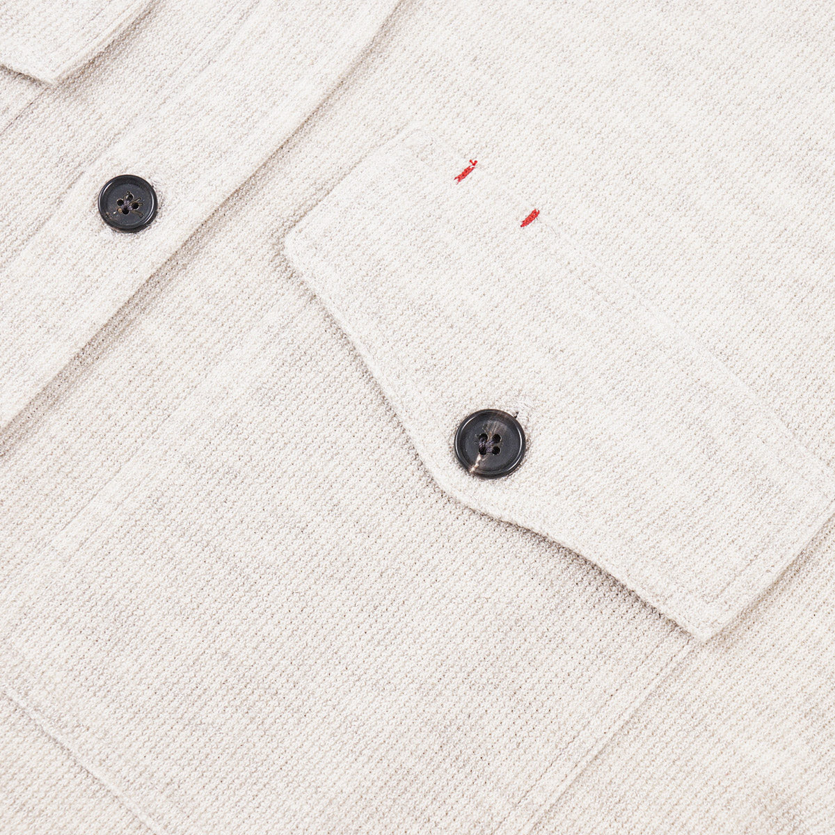 Isaia Jersey Cotton-Linen Shirt-Jacket