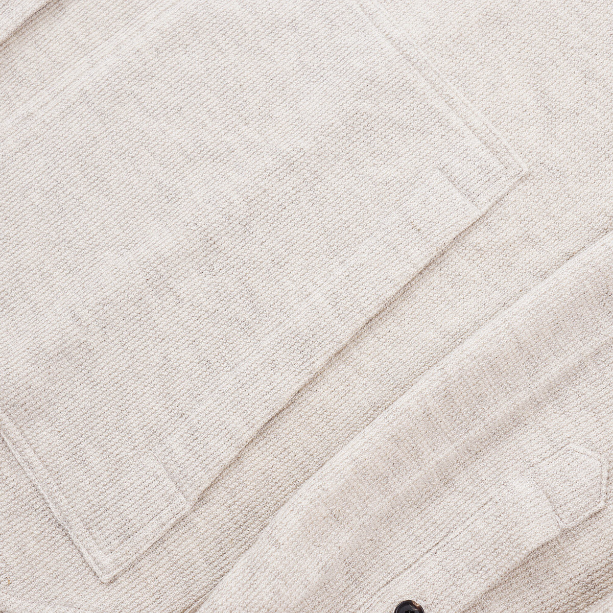 Isaia Jersey Cotton-Linen Shirt-Jacket