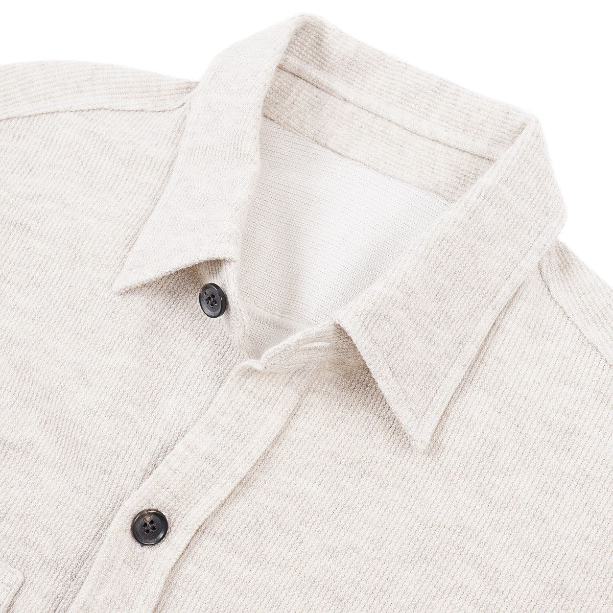 Isaia Jersey Cotton-Linen Shirt-Jacket