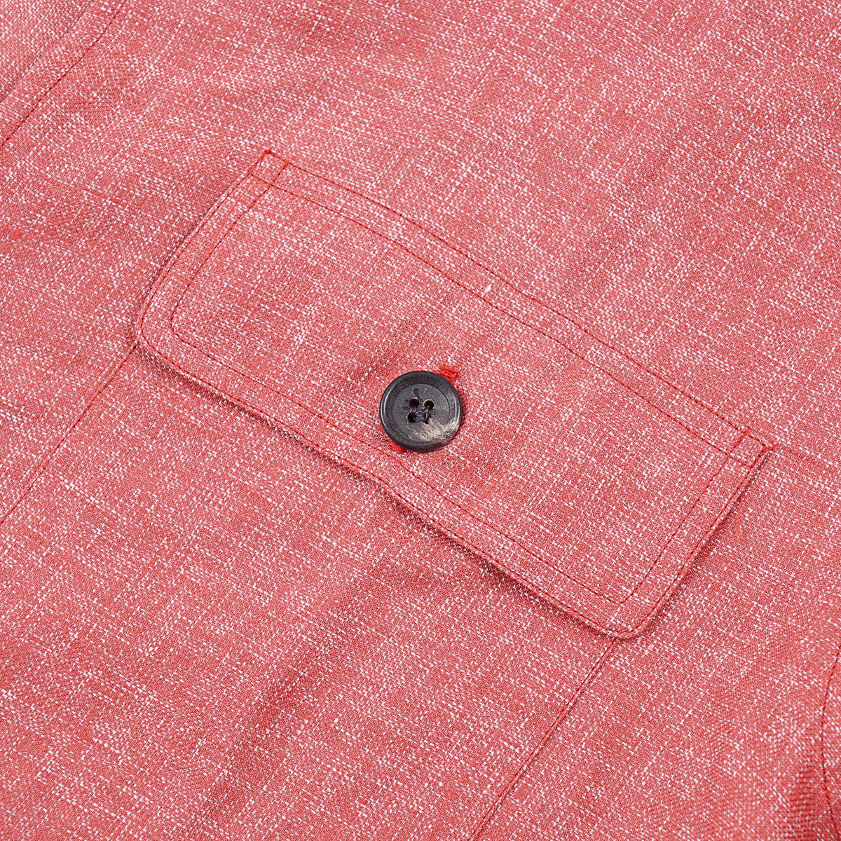 Isaia Lightweight Linen-Wool Overshirt