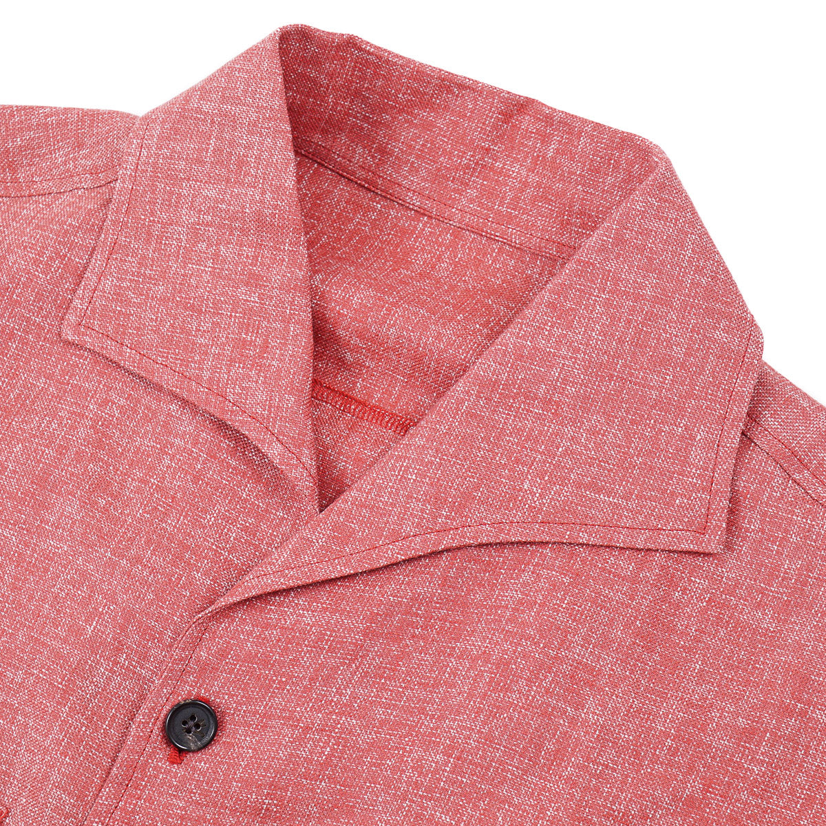 Isaia Lightweight Linen-Wool Overshirt