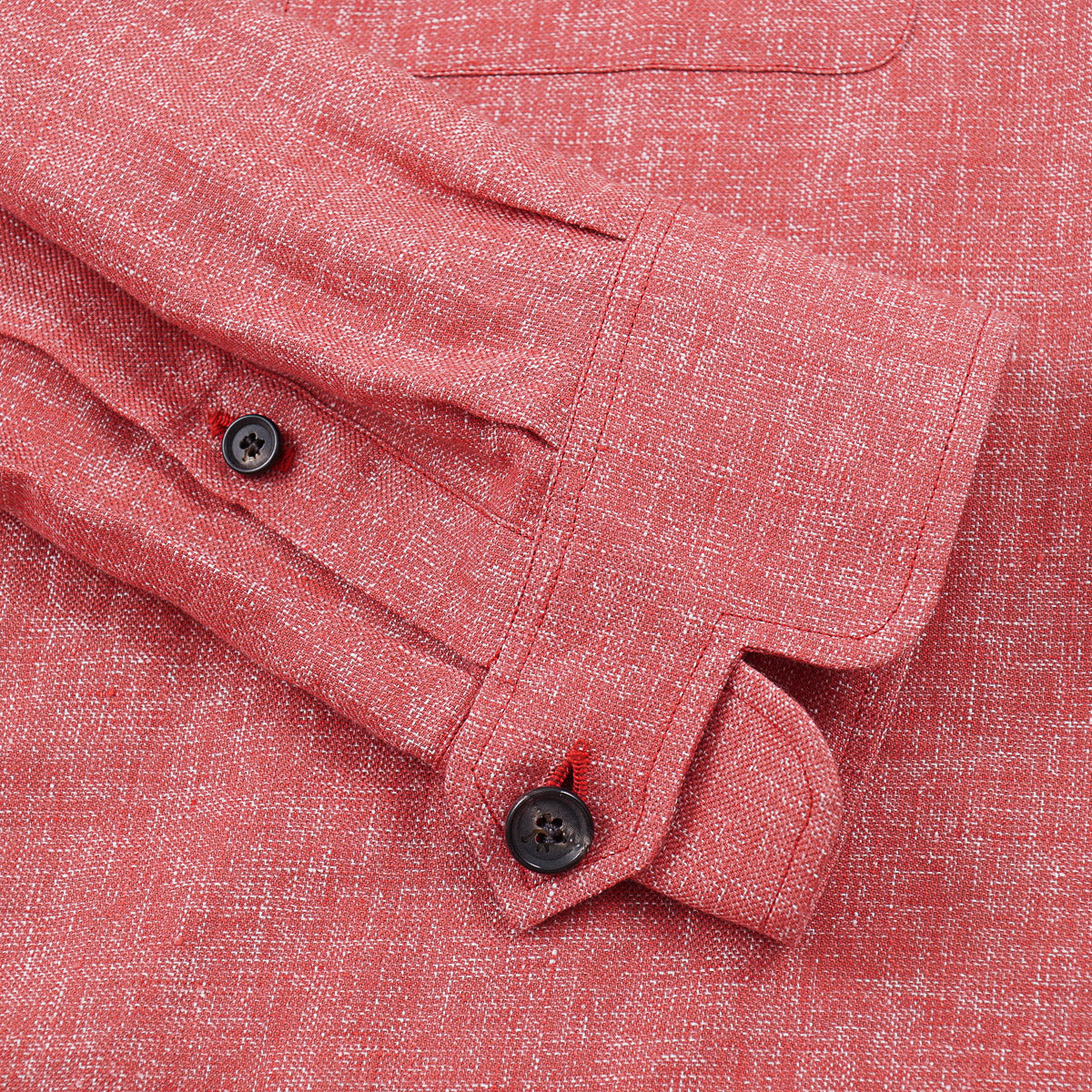 Isaia Lightweight Linen-Wool Overshirt