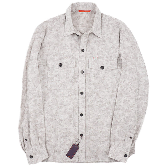 Isaia Light Wool-Linen Shirt-Jacket - Top Shelf Apparel