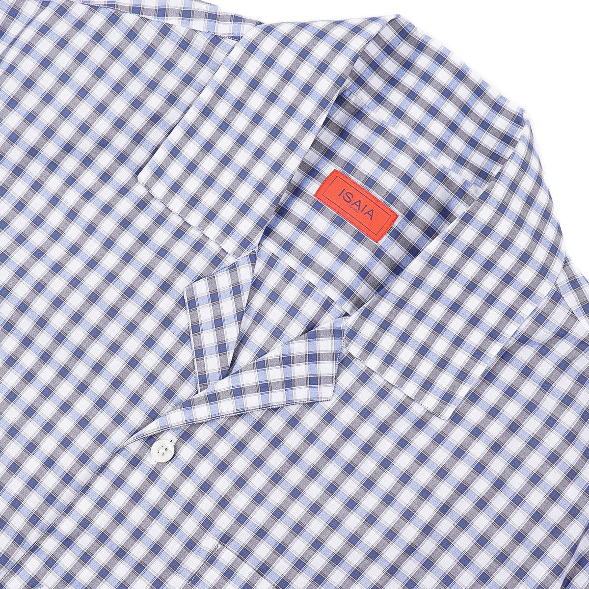 Isaia Lightweight Shirt with Camp Collar