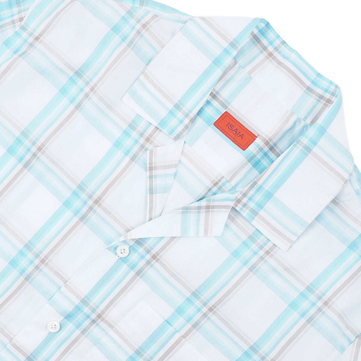 Isaia Lightweight Shirt with Camp Collar