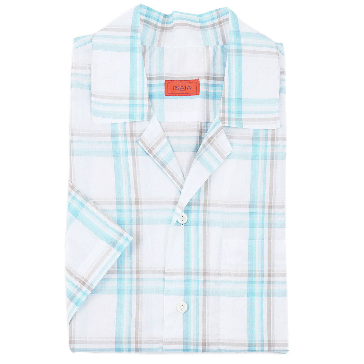 Isaia Lightweight Shirt with Camp Collar