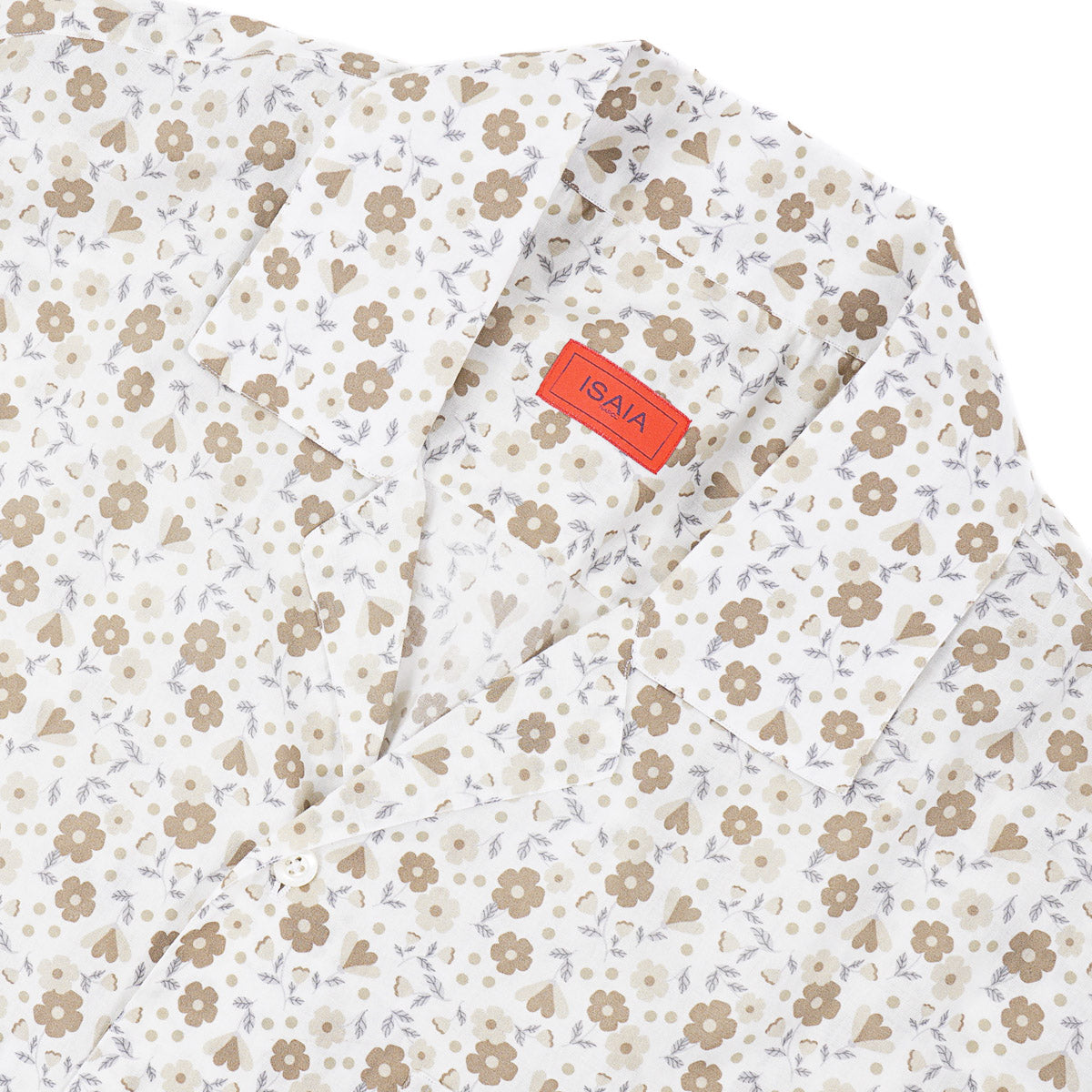Isaia Lightweight Shirt with Camp Collar