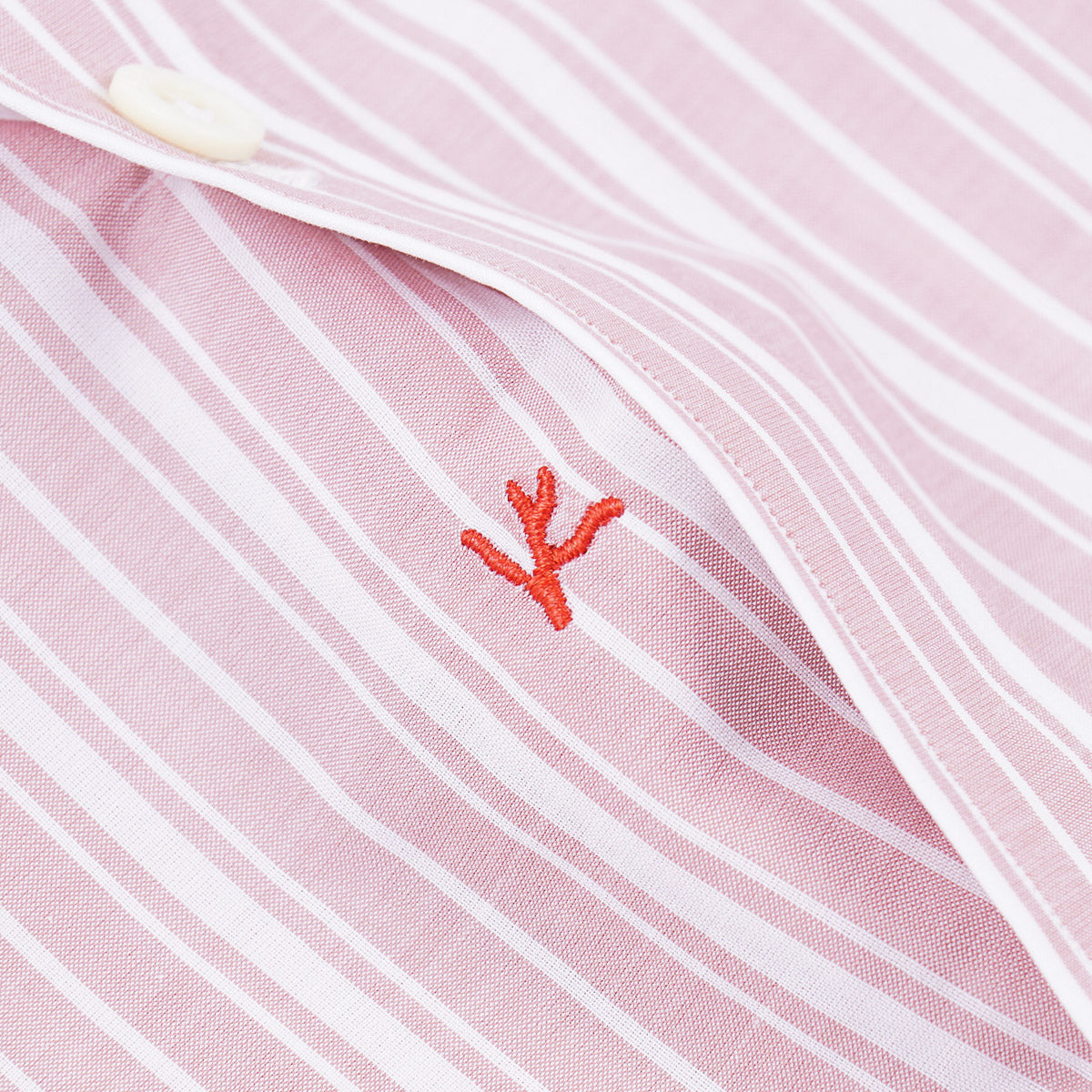 Isaia Short Sleeve Cotton Sport Shirt