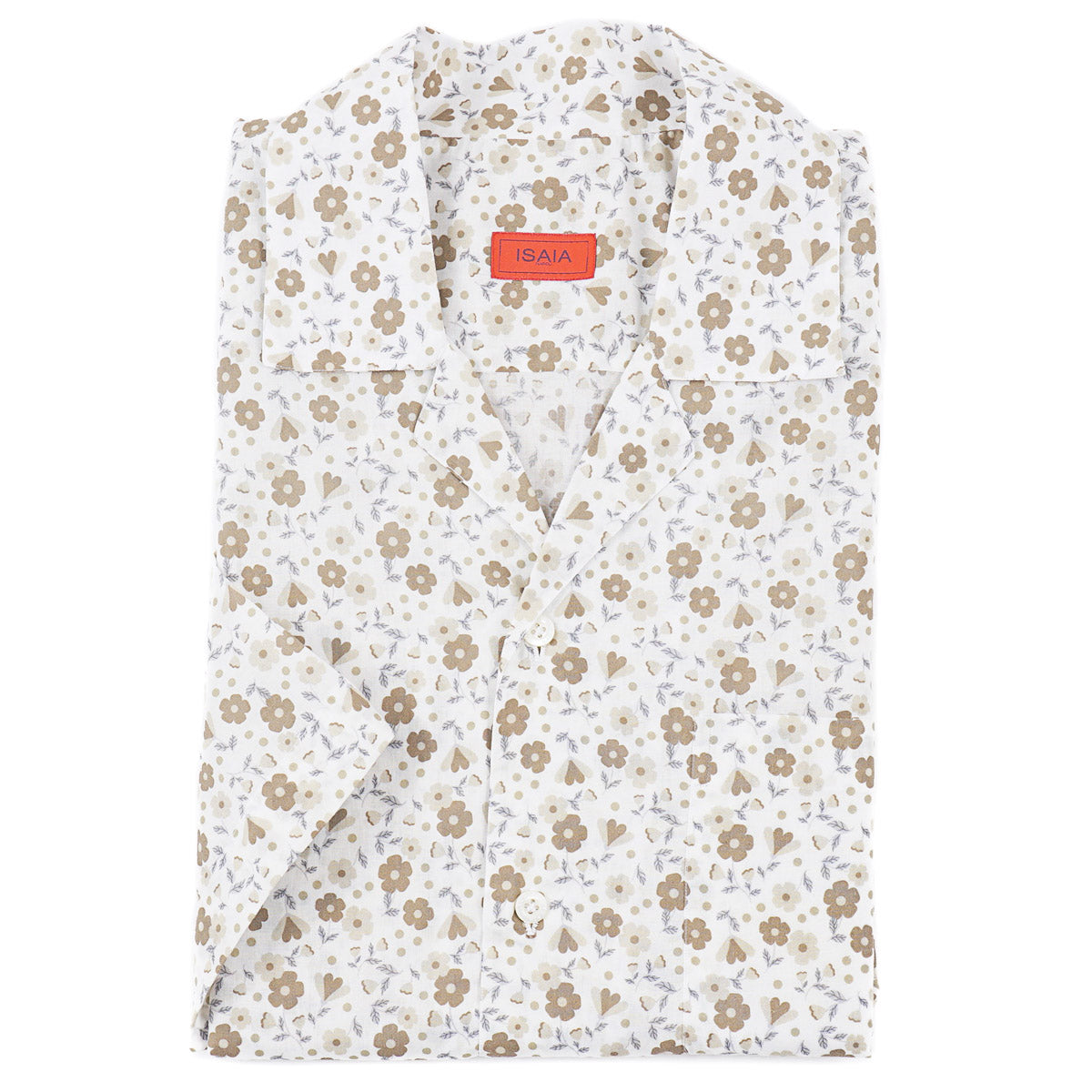 Isaia Lightweight Shirt with Camp Collar