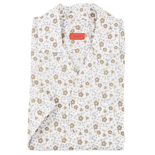Isaia Lightweight Shirt with Camp Collar