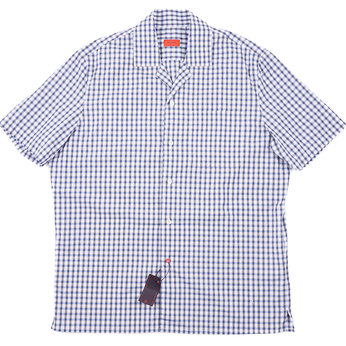 Isaia Lightweight Shirt with Camp Collar