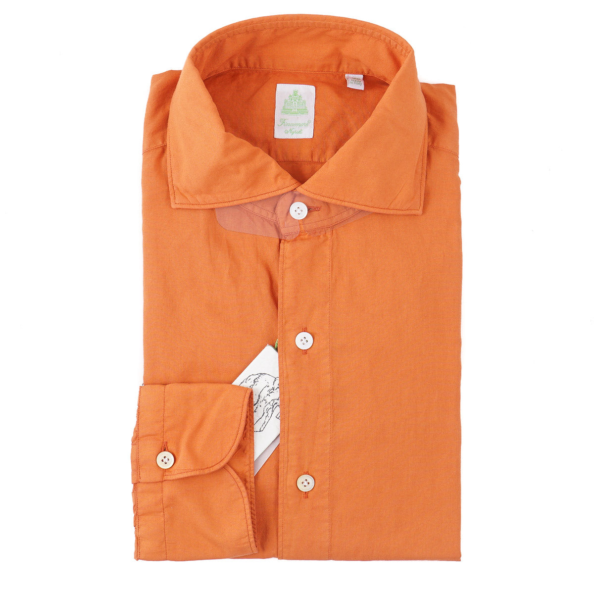 Finamore Lightweight Cotton Dress Shirt - Top Shelf Apparel