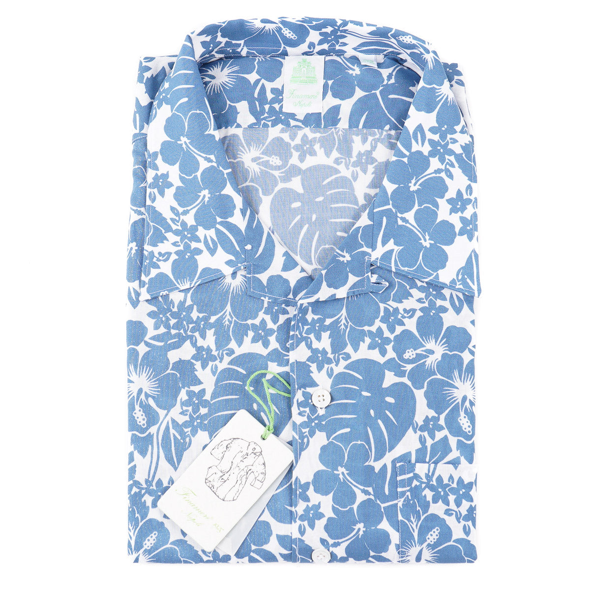 Finamore Tropical Floral Short Sleeve Shirt - Top Shelf Apparel