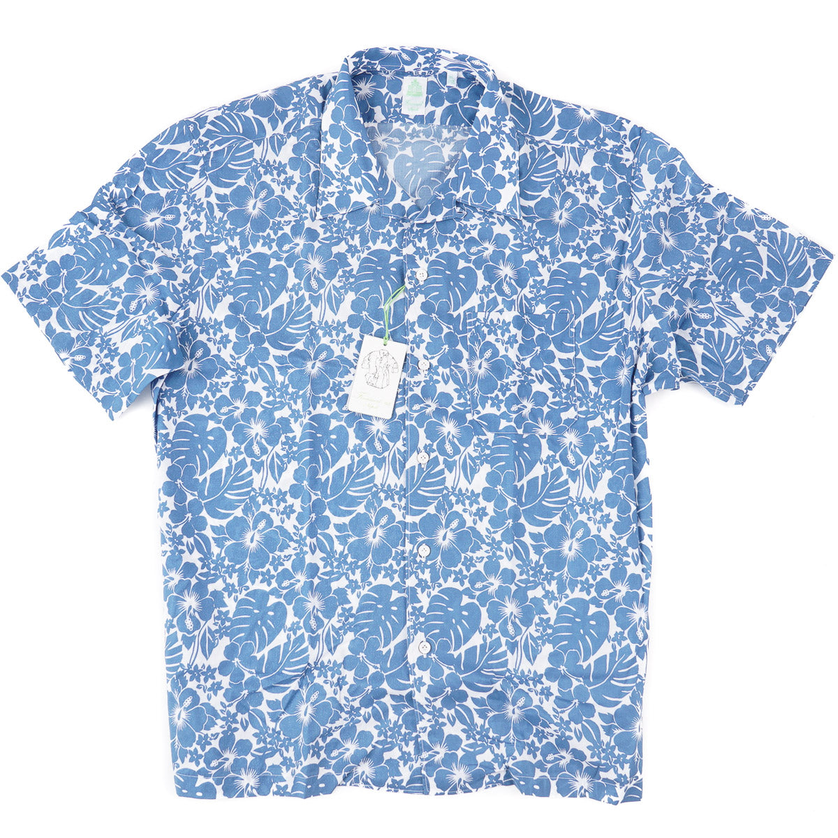 Finamore Tropical Floral Short Sleeve Shirt - Top Shelf Apparel