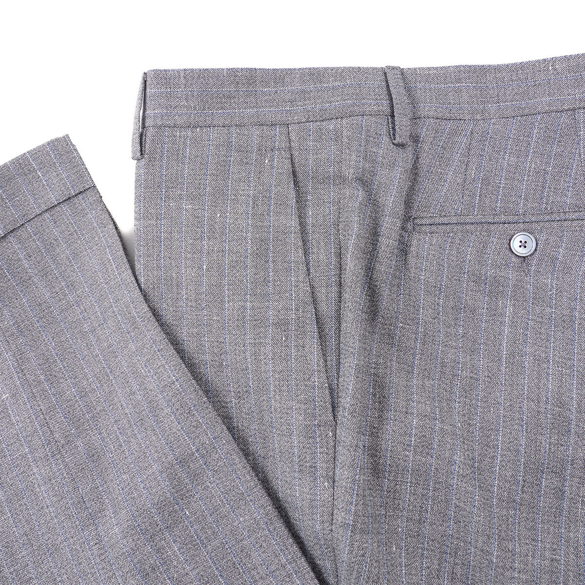 Marco Pescarolo Slim-Fit Wool-Linen Pants - Top Shelf Apparel