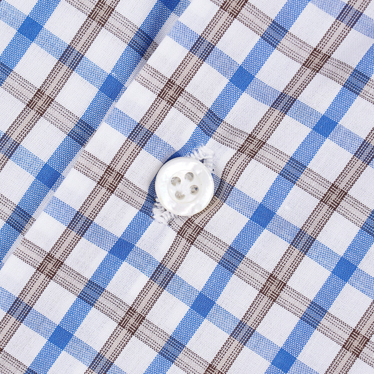 Isaia Tailored-Fit 'Mix' Cotton Shirt