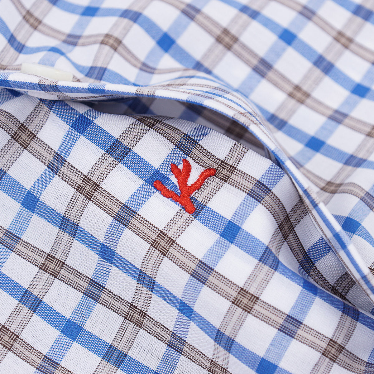 Isaia Tailored-Fit 'Mix' Cotton Shirt