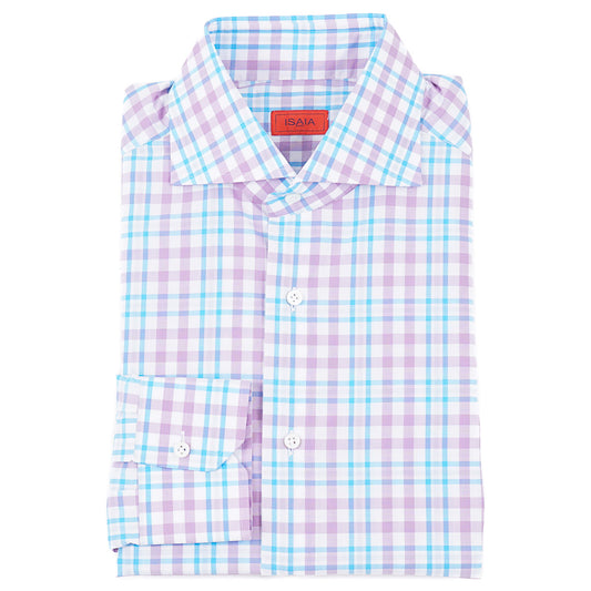Isaia Tailored-Fit 'Mix' Cotton Shirt