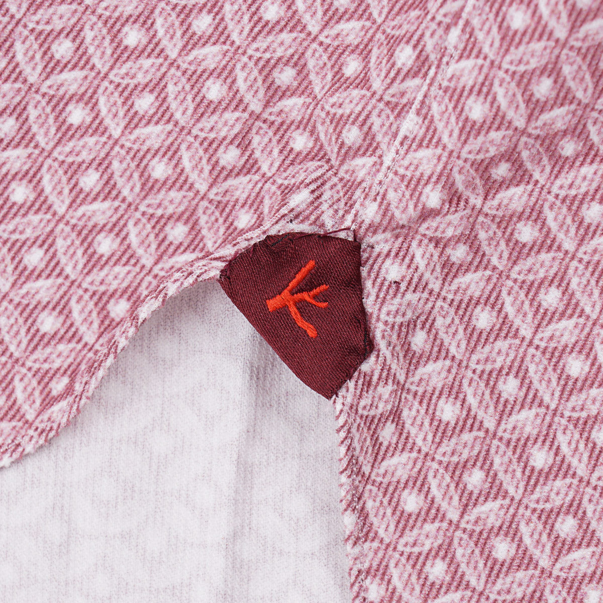 Isaia Printed Micro Corduroy Sport Shirt