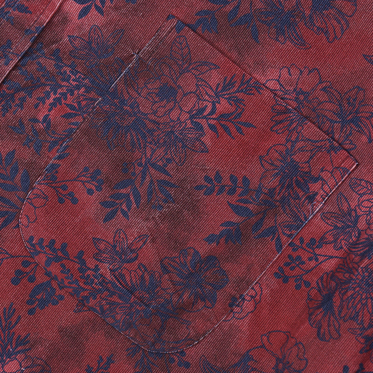 Isaia Printed Micro Corduroy Sport Shirt