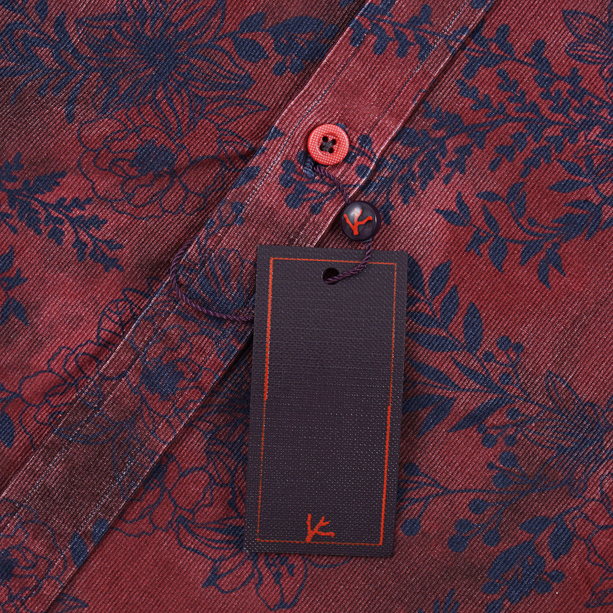 Isaia Printed Micro Corduroy Sport Shirt