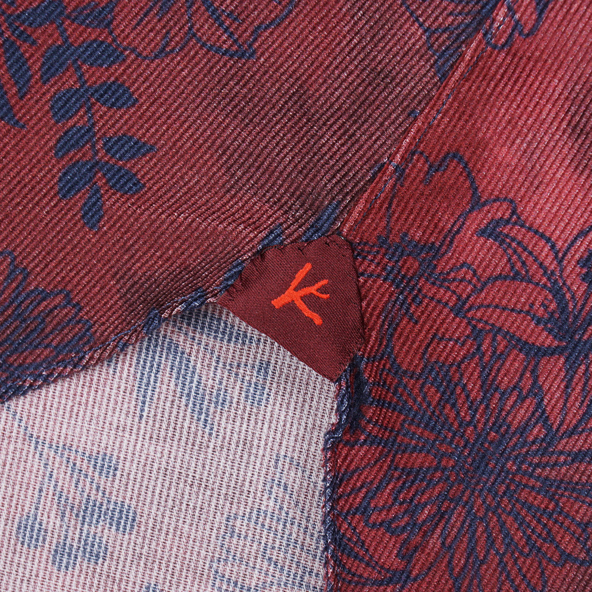 Isaia Printed Micro Corduroy Sport Shirt